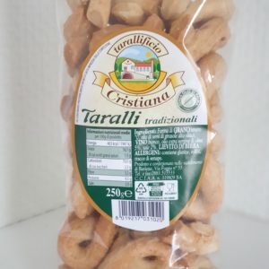 CRISTIANA TARALLI TRADIZIONALI 250 GR