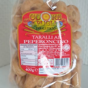 CUORE DI PUGLIA TARALLI AL PEPERONCINO 400 GR